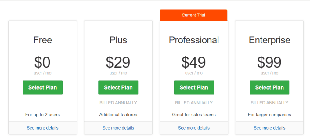 insightly crm pricing